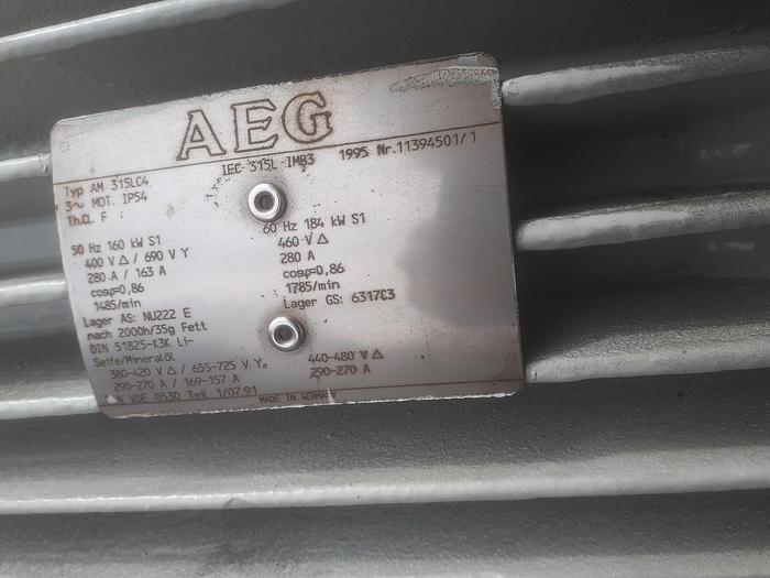 AEG 160 kw drive motor Ref.GE812 in vendita - foto 3